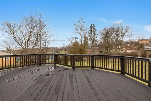 a view of deck with wooden floor and outdoor space