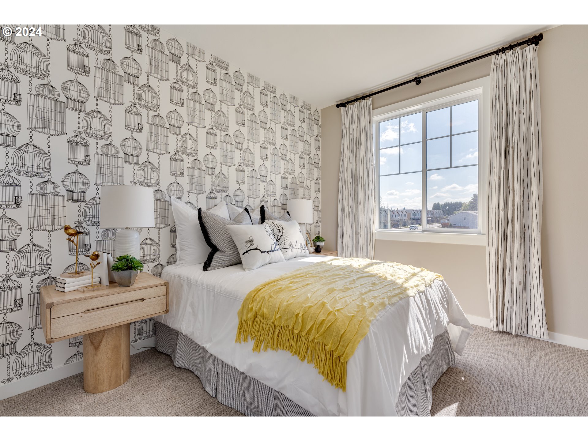 842 Northwest 178th Street Ridgefield, WA 98642 - Photo 27 of 46 a spacious bedroom with a bed and a window