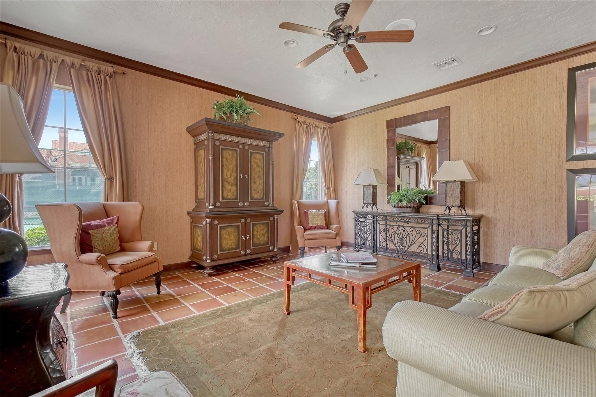 3143 Clint Moore Road, Unit 205 Boca Raton, FL 33496 - Photo 27 of 27 a living room with furniture and a large window