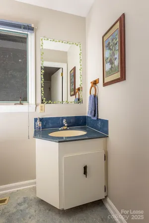 a view of hallway with washer and dryer