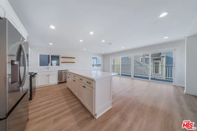 a view of a balcony with staircase