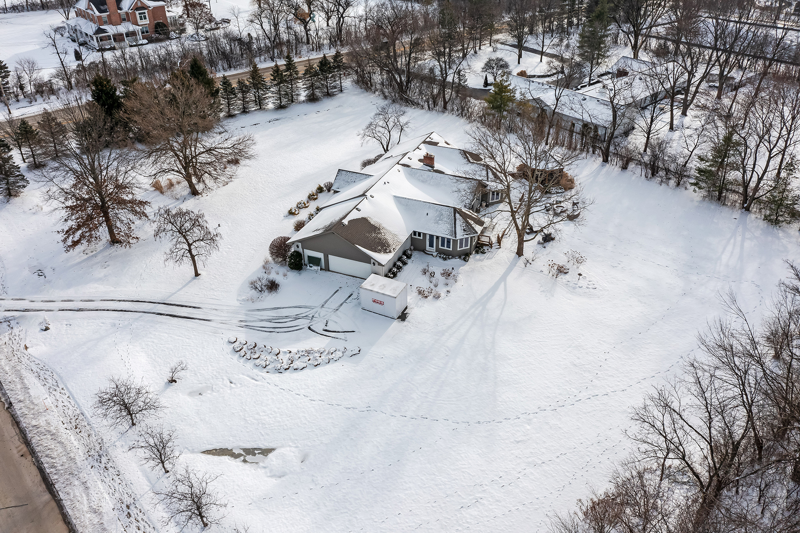 8300 South County Line Road Burr Ridge, IL 60527 - Photo 33 of 37 a view of swimming pool with a yard