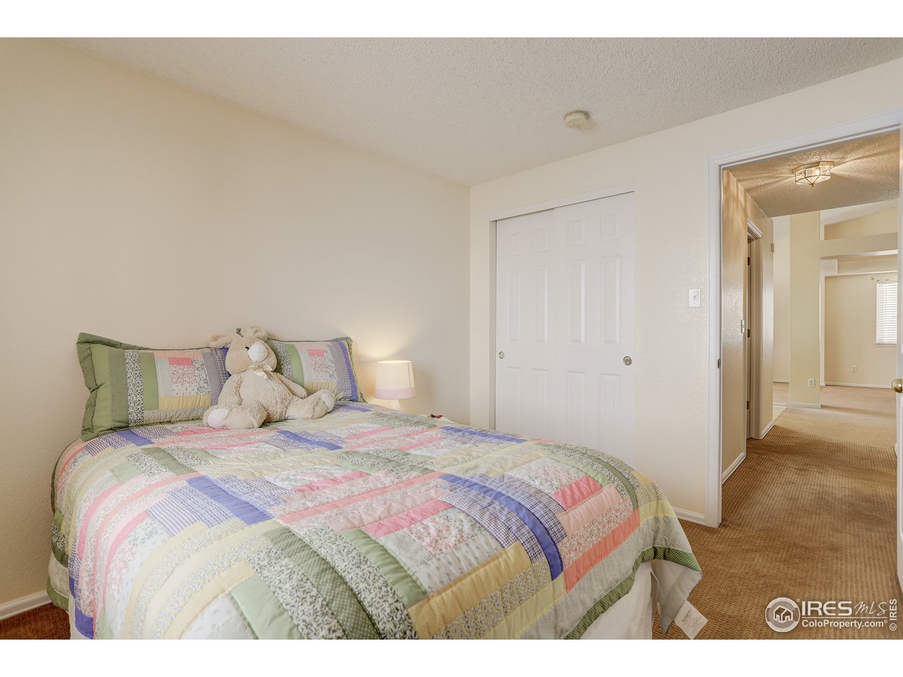 5403 Bobcat Street Frederick, CO 80504 - Photo 23 of 40 a bedroom with a bed and a night stand