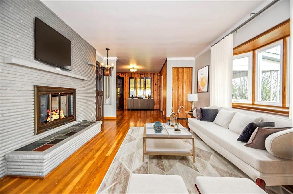 65 Cort Street Washington, PA 15301 - Photo 25 of 49 a living room with furniture fireplace and flat screen tv