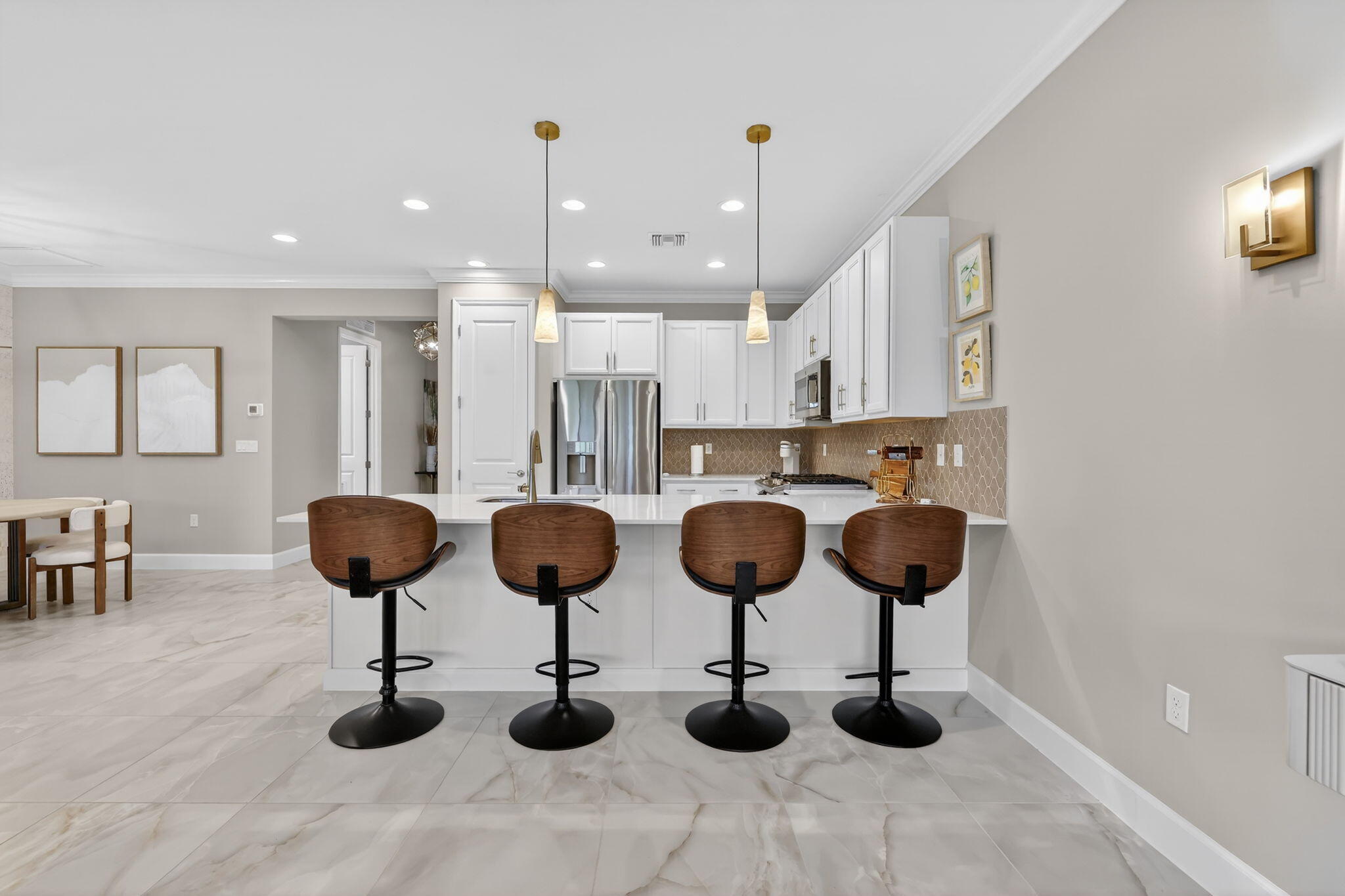 12447 Southwest Blue Mangrove Parkway Port St. Lucie, FL 34987 - Photo 7 of 80 a kitchen with lots of counter space