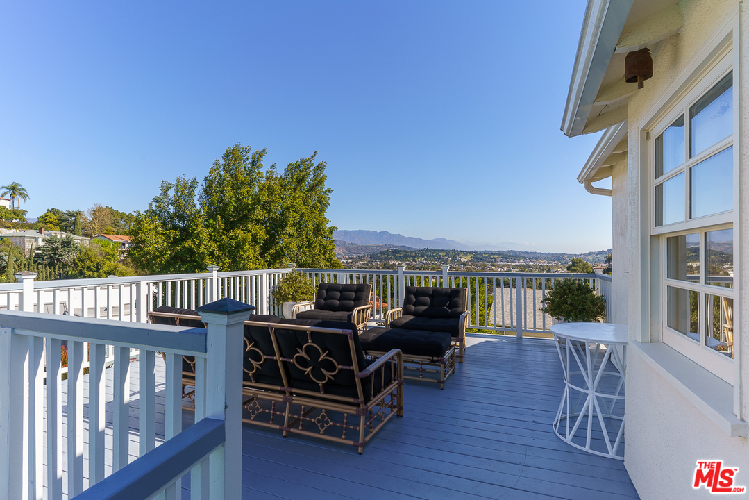 3347 Ley Drive Los Angeles, CA 90027 - Photo 47 of 54 a view of a balcony with furniture
