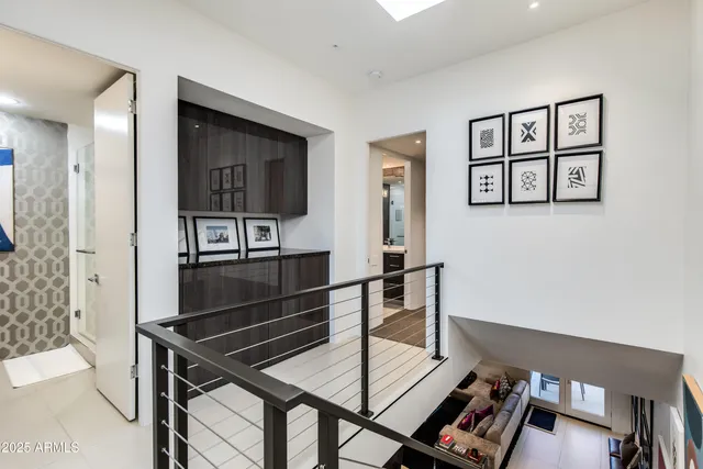 a bed room with a bed and a television