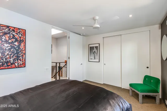 a en suite bathroom with a shower
