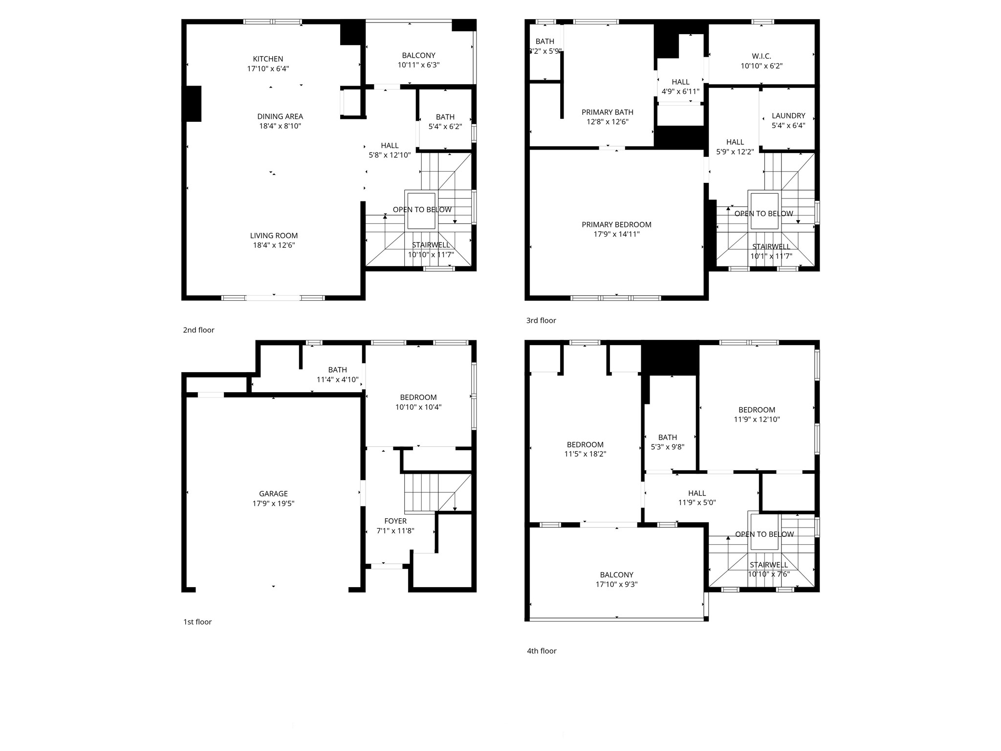 4306 Center Street Houston, TX 77007 - Photo 24 of 28 a picture of floor plan