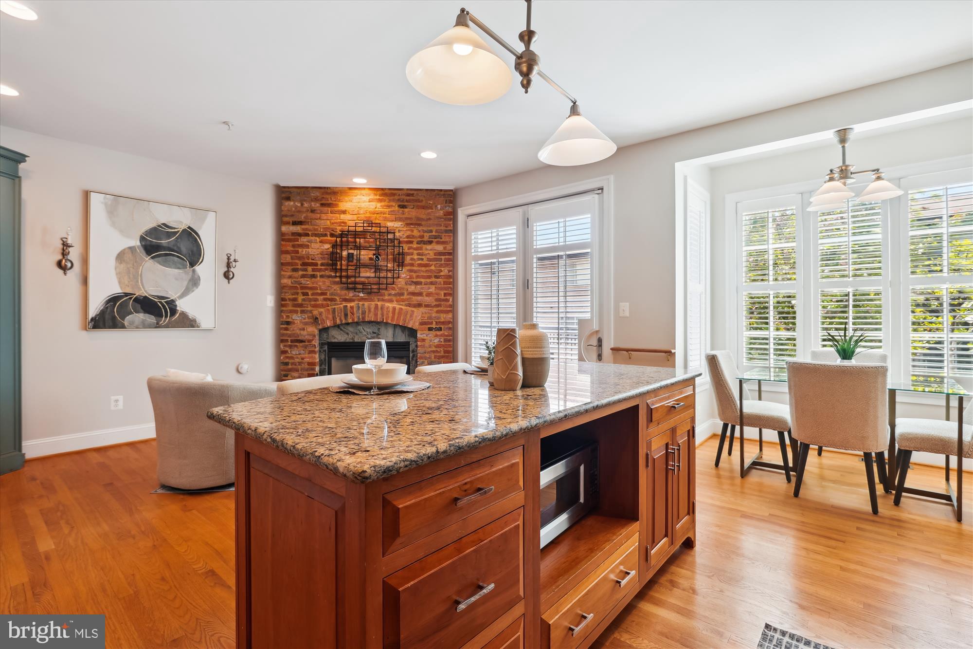 229 Locust Street Southeast, Unit 3 Vienna, VA 22180 - Photo 11 of 57 Family Room with Gas Fireplace