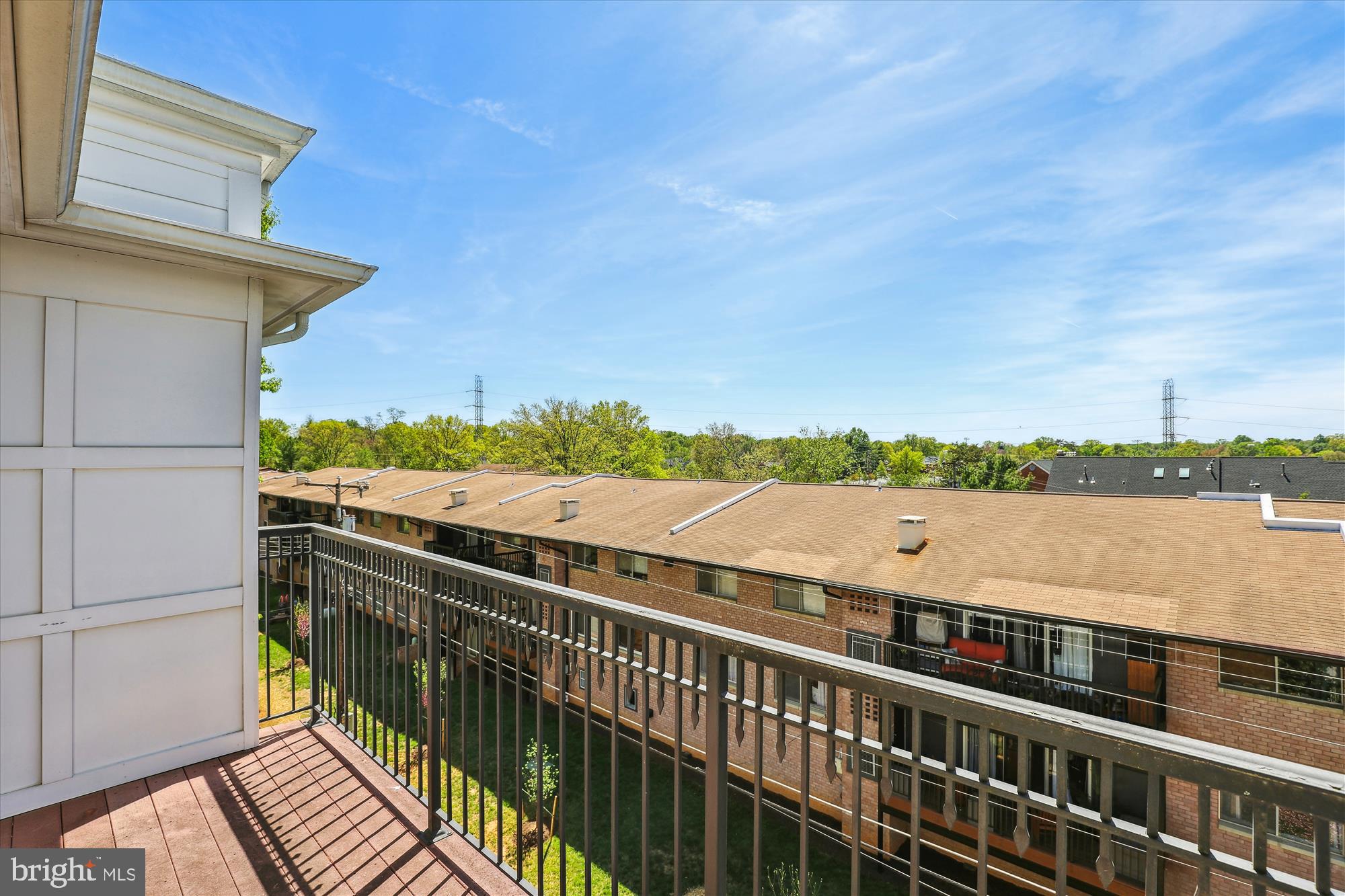 229 Locust Street Southeast, Unit 3 Vienna, VA 22180 - Photo 39 of 57 a view of city from a balcony
