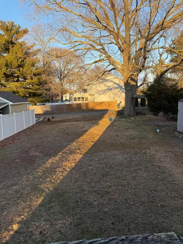 a view of an outdoor space with trees