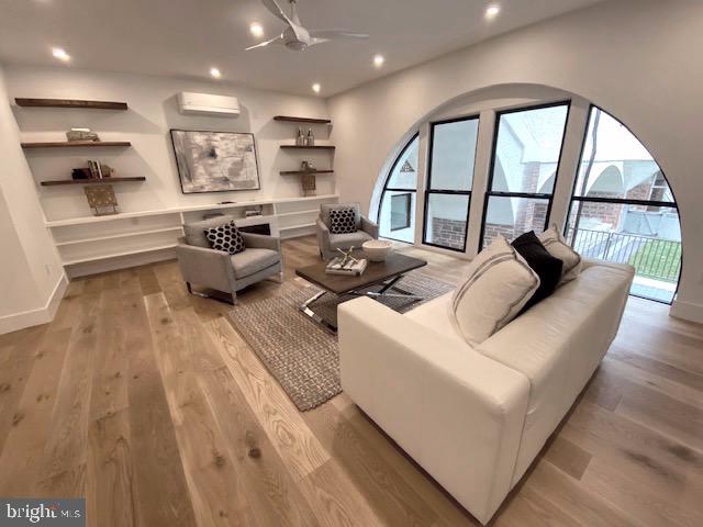 2701 Hume Drive, Unit PP1 Silver Spring, MD 20910 - Photo 2 of 26 Living room with large half moon window