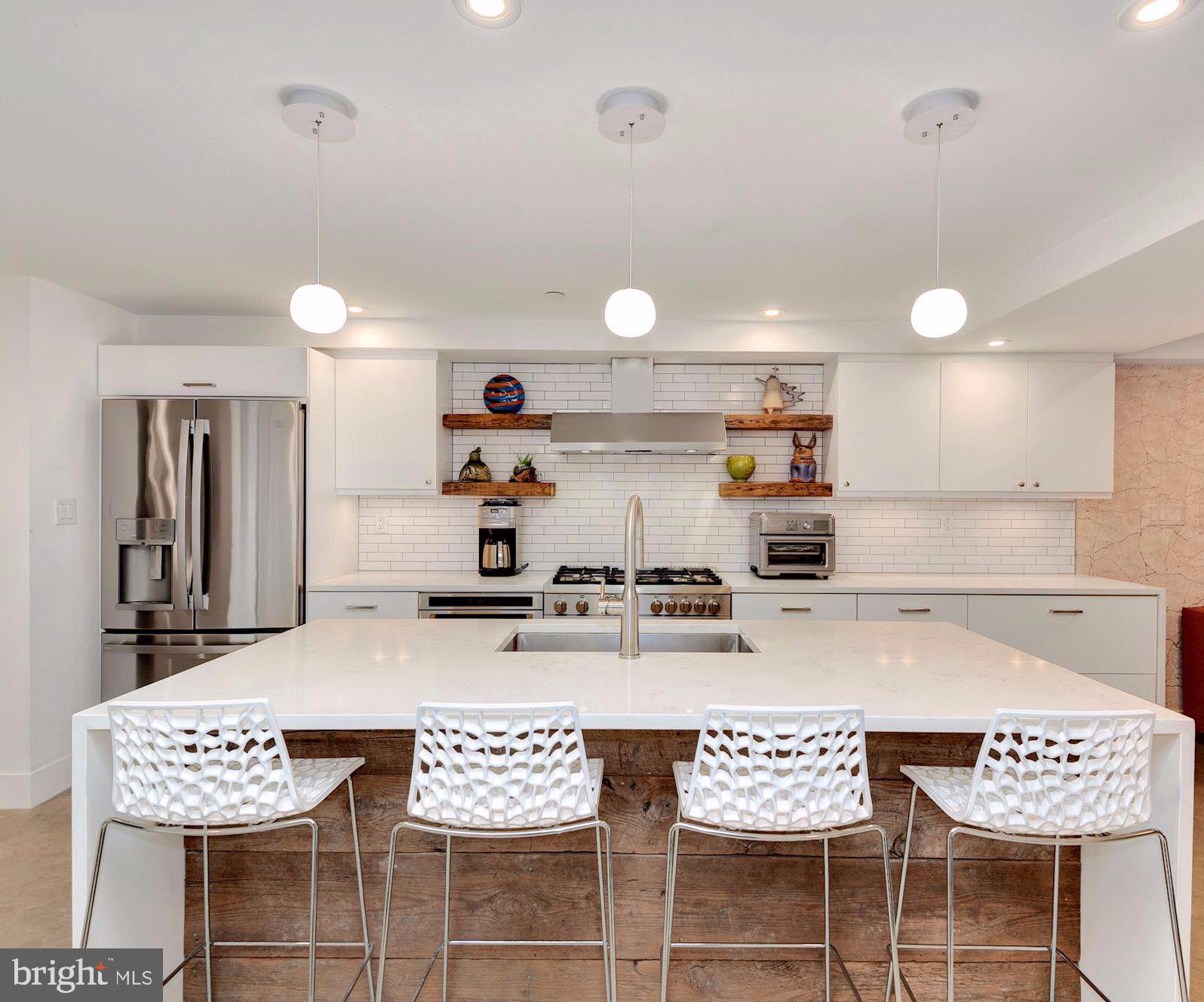 2701 Hume Drive, Unit PP1 Silver Spring, MD 20910 - Photo 4 of 26 Chef's Kitchen w/reclaimed wood details