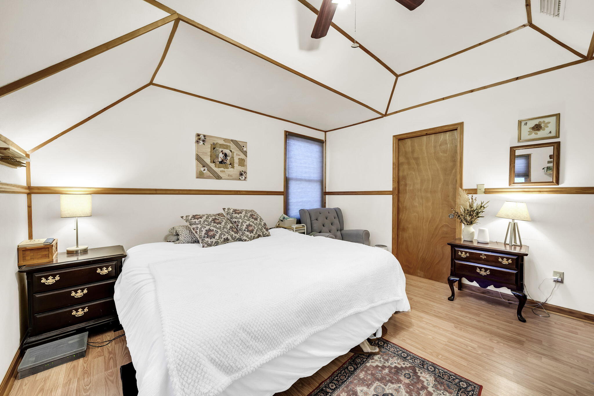 4398 Wilkerson Bluff Road Holt, FL 32564 - Photo 60 of 110 a bedroom with a bed and a desk