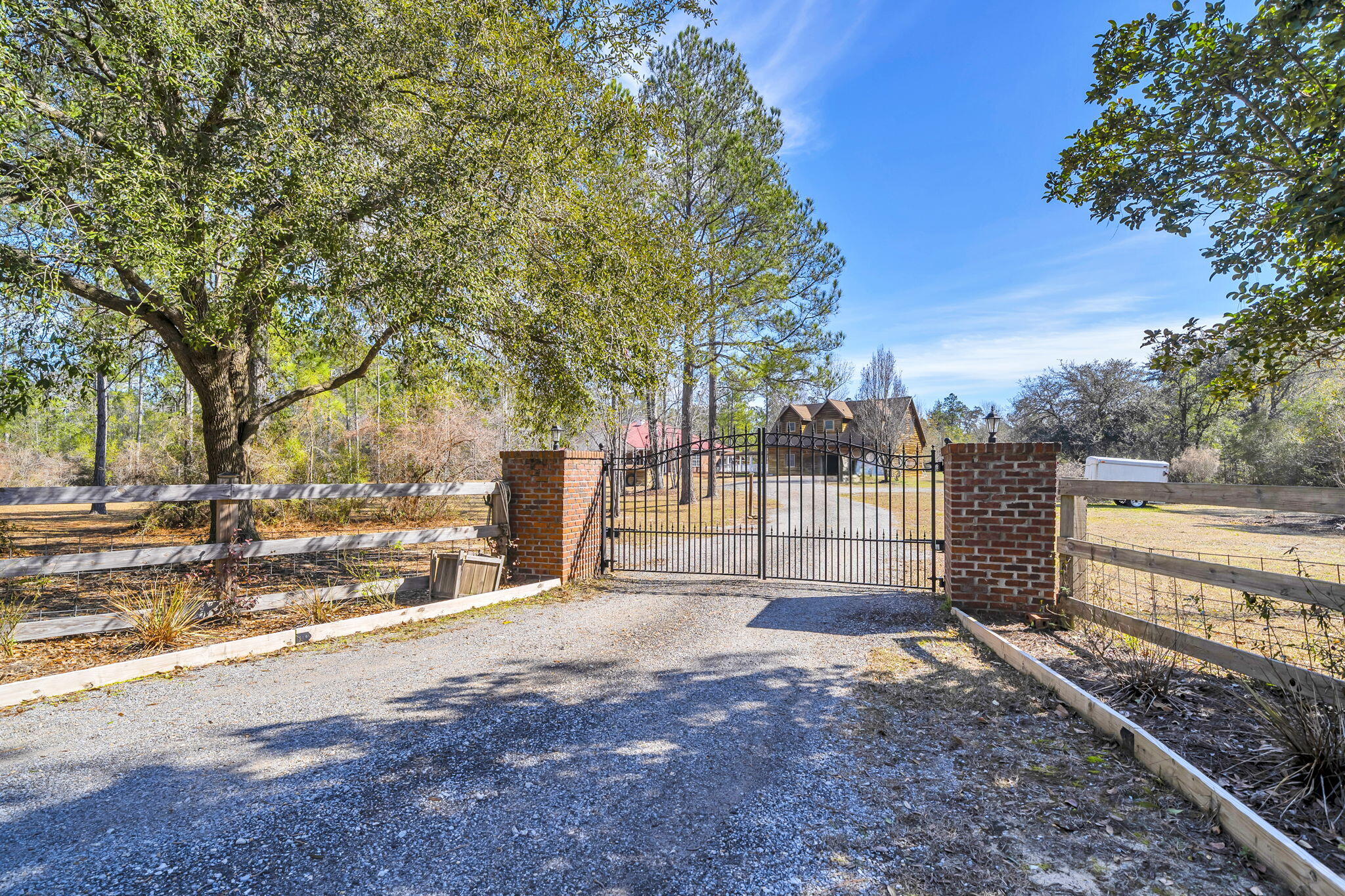 4398 Wilkerson Bluff Road Holt, FL 32564 - Photo 9 of 110 a view of a yard with a trees