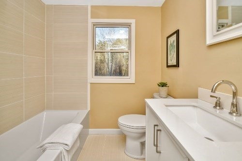 903 Main Street Bolton, MA 01740 - Photo 18 of 39 a bathroom with a sink toilet and shower