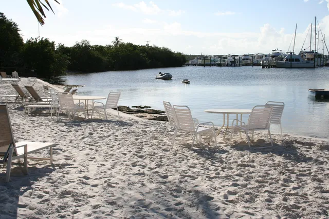 a view of a lake with houses
