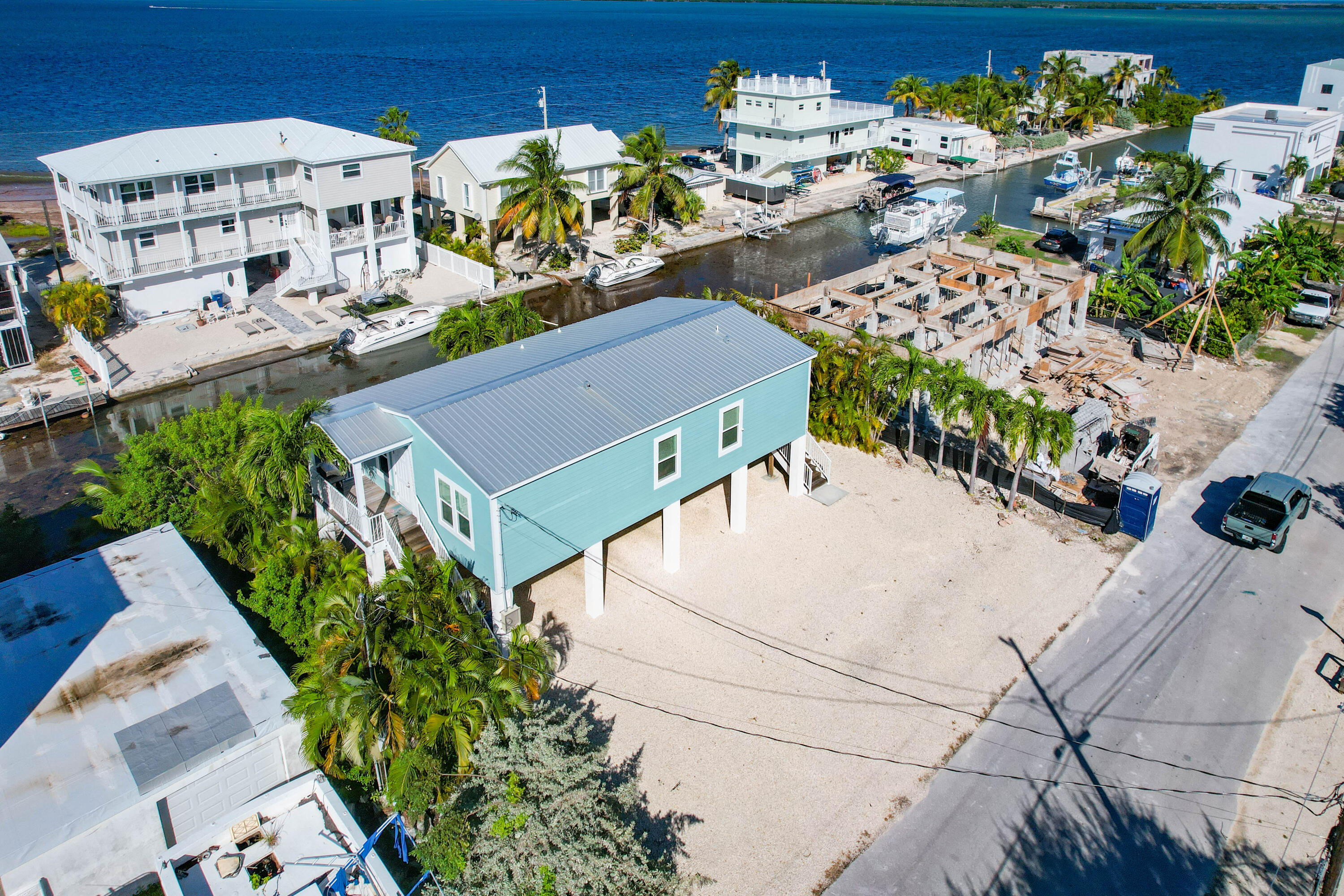 31343 Ave I Big Pine Key, FL 33043 - Photo 25 of 29 an aerial view of a house with a swimming pool