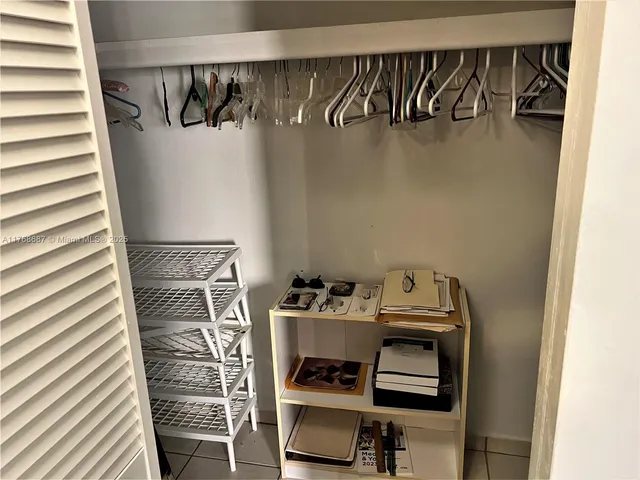a room with storage and utility