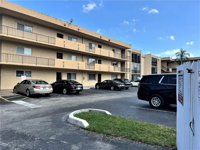 a car parked in front of a building