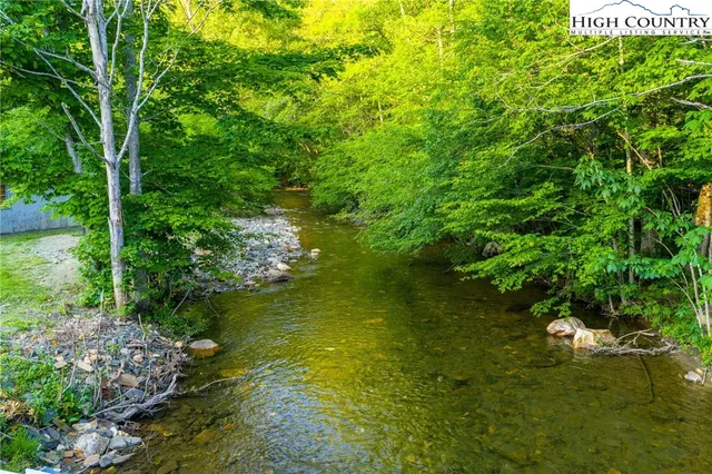 a view of a lush green field