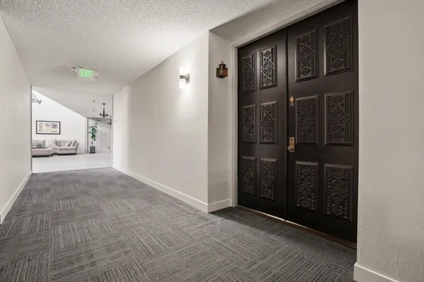 a view of front door