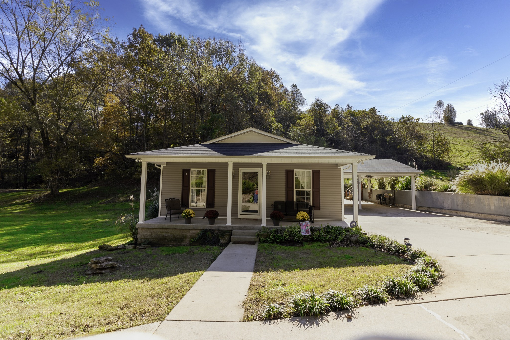 525 York Hollow Road Pulaski, TN 38478 - Photo 17 of 48 a front view of a house with garden