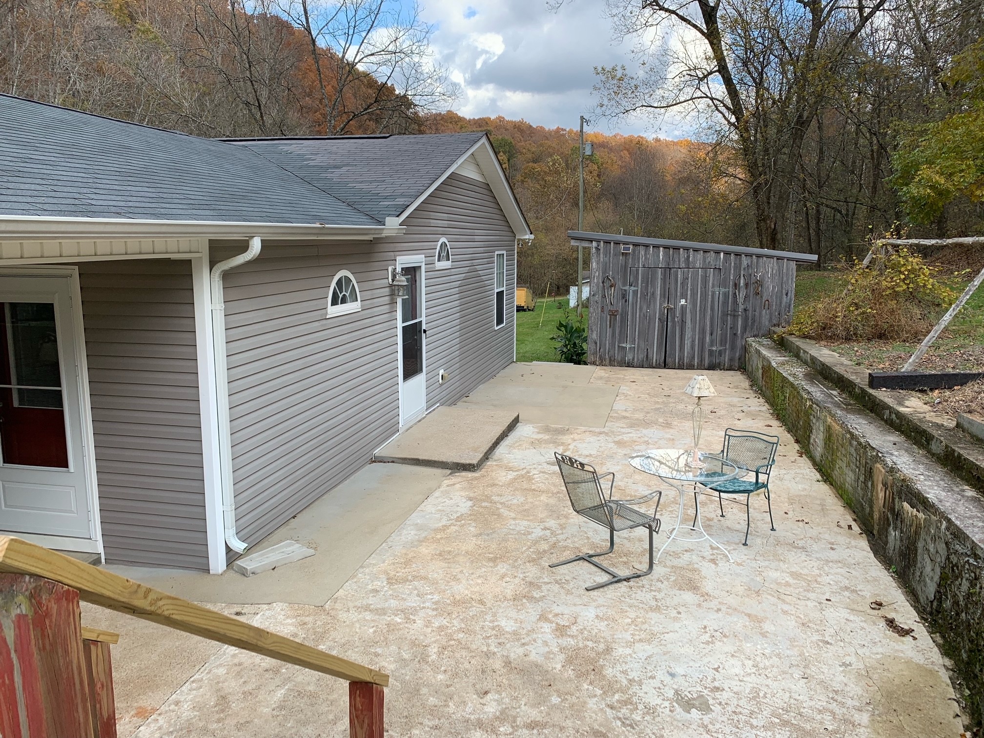 525 York Hollow Road Pulaski, TN 38478 - Photo 43 of 48 a view of backyard with seating space and wooden fence
