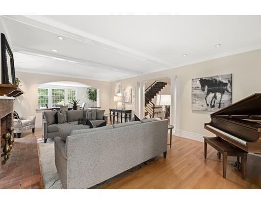 14 Byron Road Weston, MA 02493 - Photo 15 of 33 a living room with furniture and a flat screen tv