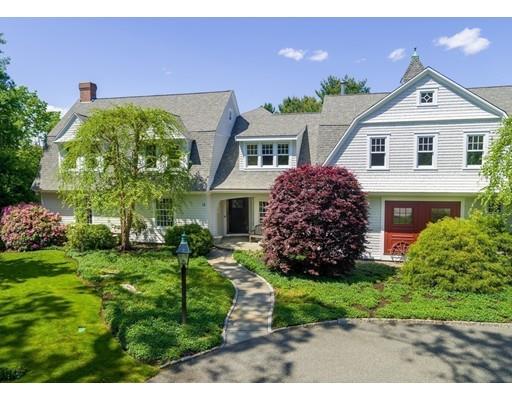 14 Byron Road Weston, MA 02493 - Photo 32 of 33 a front view of a house with a garden
