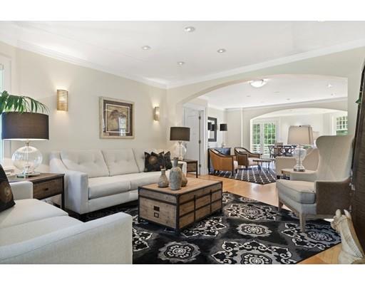 14 Byron Road Weston, MA 02493 - Photo 7 of 33 a living room with furniture and a wooden floor