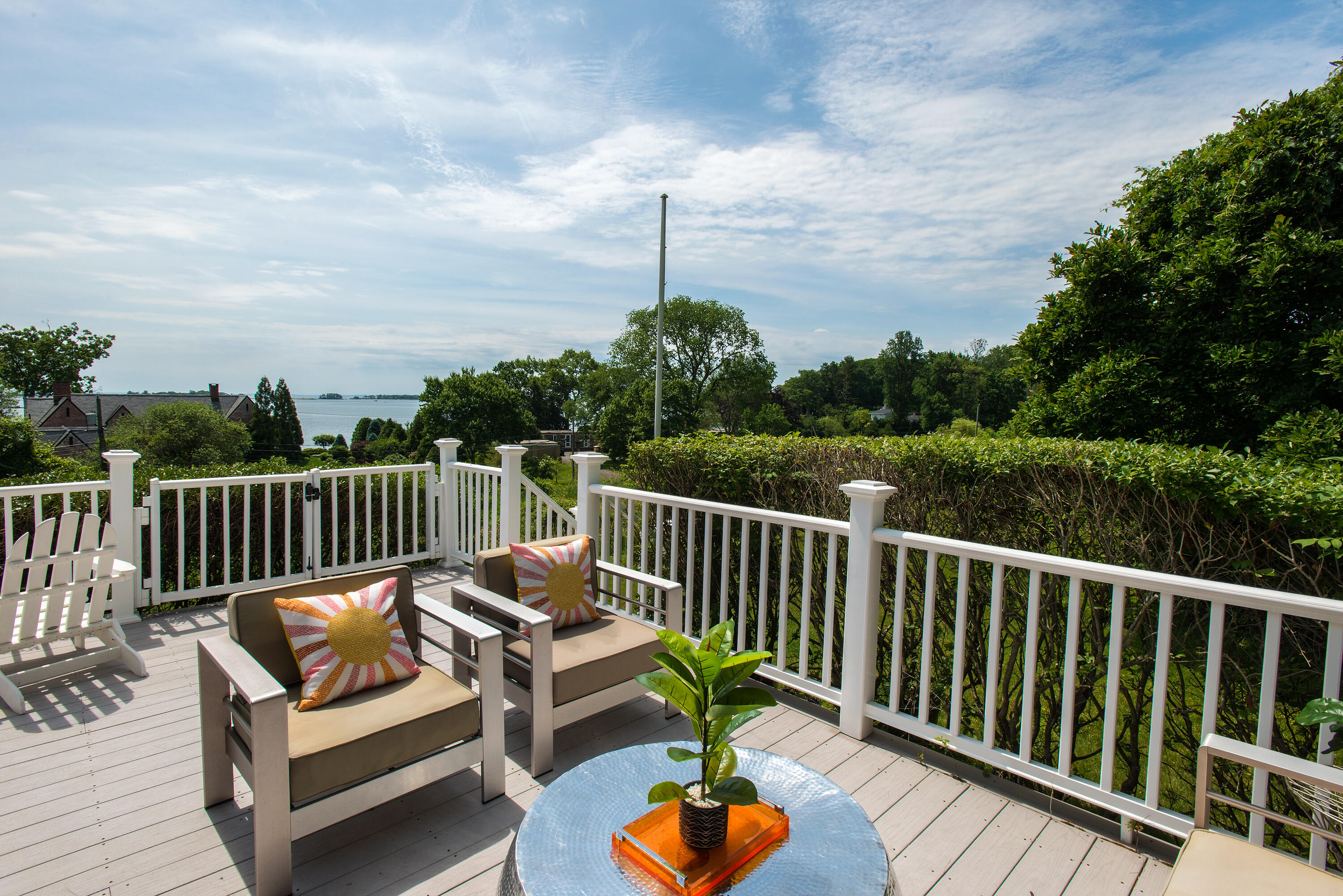 13 Valley Road Norwalk, CT 06854 - Photo 13 of 40 a view of a two chairs in the deck