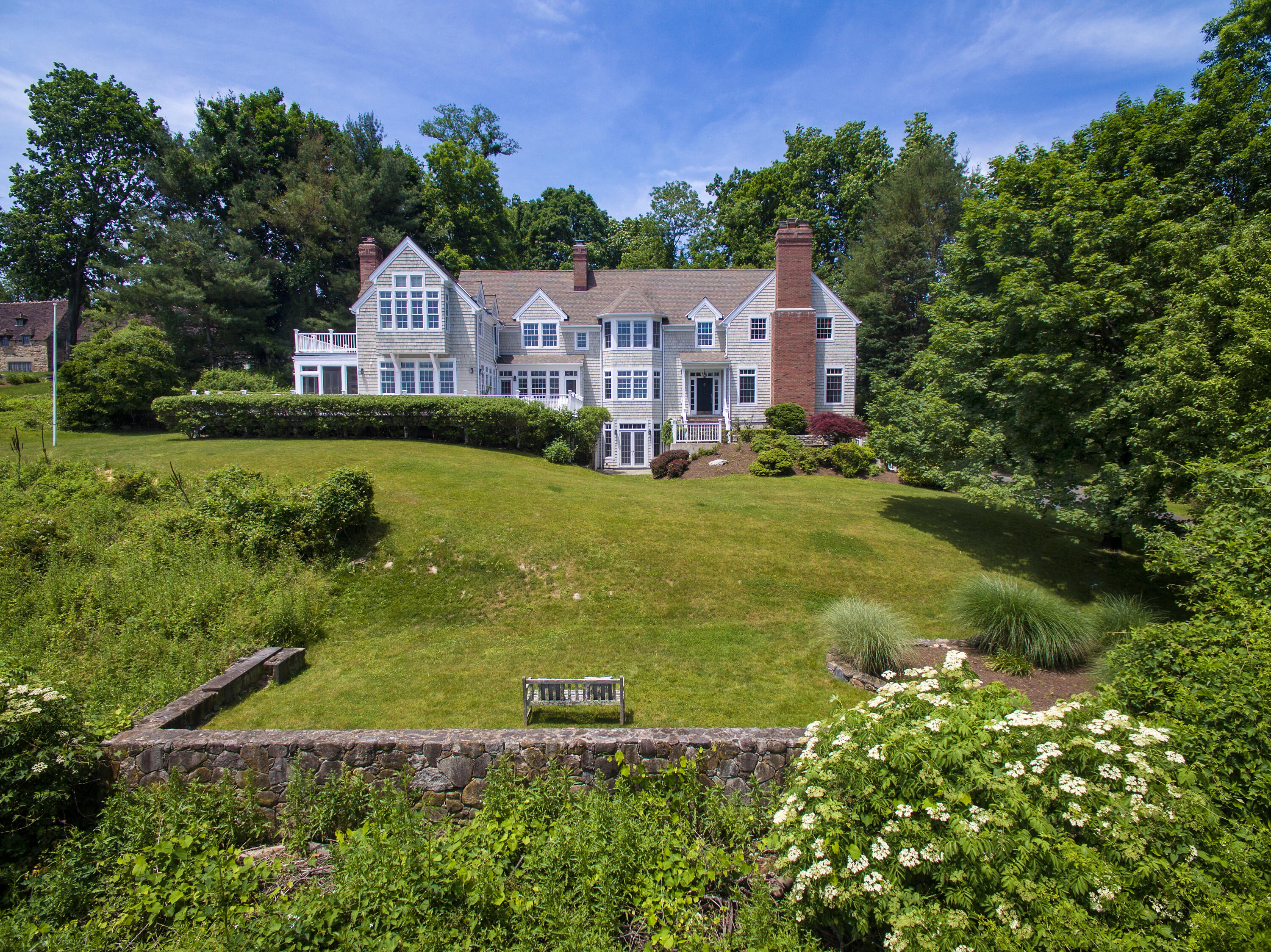 13 Valley Road Norwalk, CT 06854 - Photo 3 of 40 an aerial view of a house