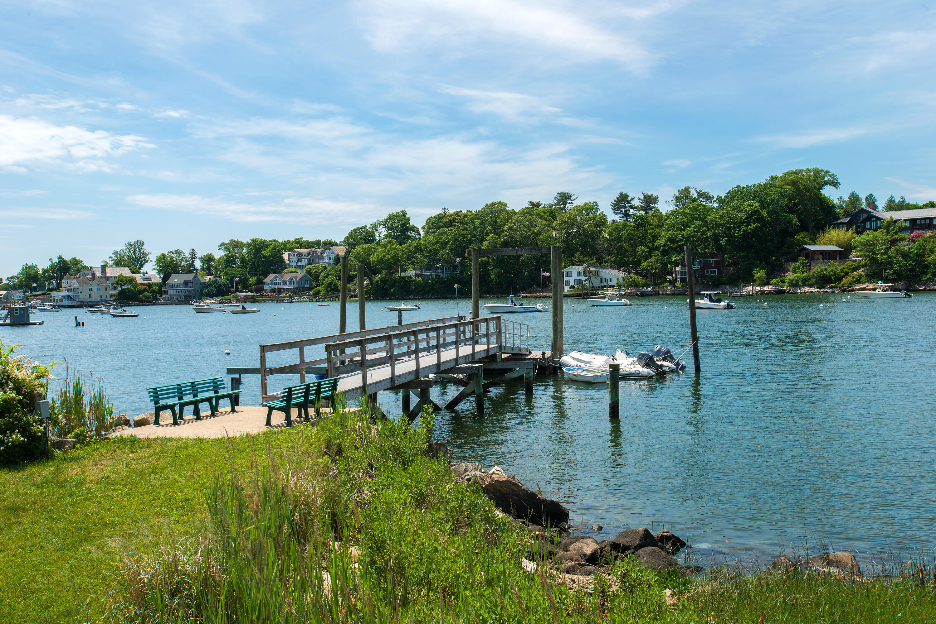 13 Valley Road Norwalk, CT 06854 - Photo 34 of 40 a view of a lake with houses in the back