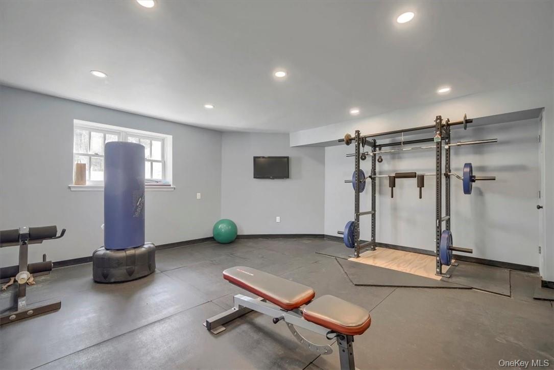 10 High Tor Road New City, NY 10956 - Photo 30 of 33 a view of a room with gym equipment