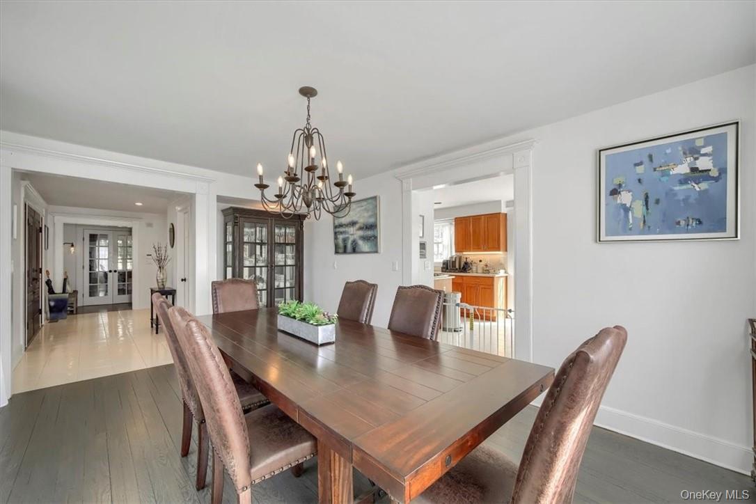 10 High Tor Road New City, NY 10956 - Photo 9 of 33 a view of a dining room with furniture and chandelier