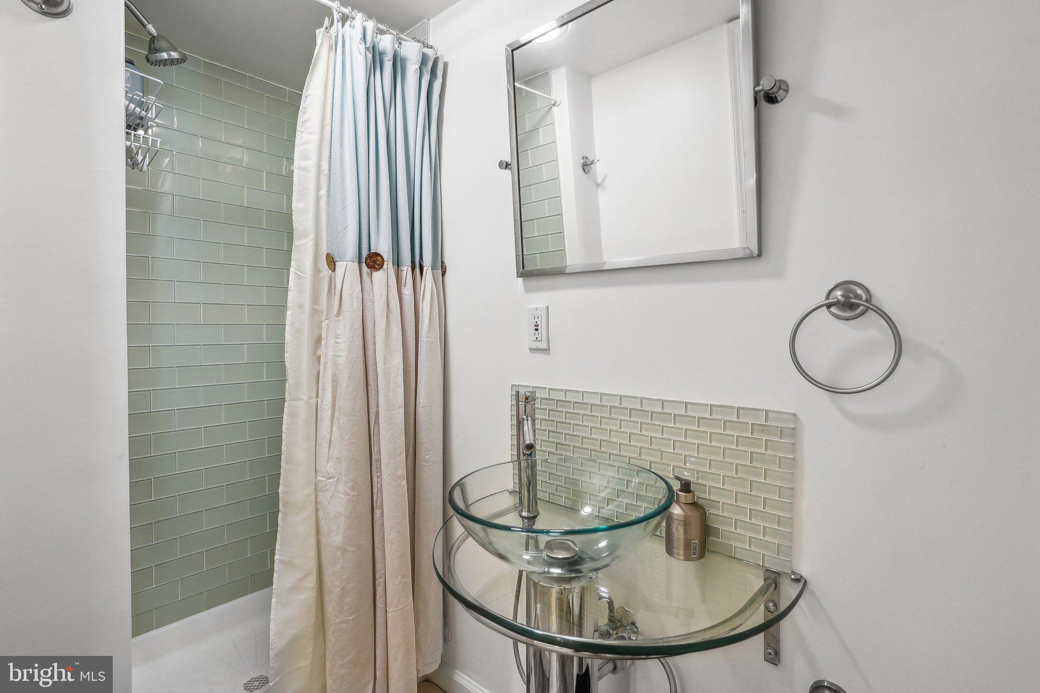 626 D Street Northeast Washington, DC 20002 - Photo 21 of 26 Full, Modern Bathroom with Tub in Basement