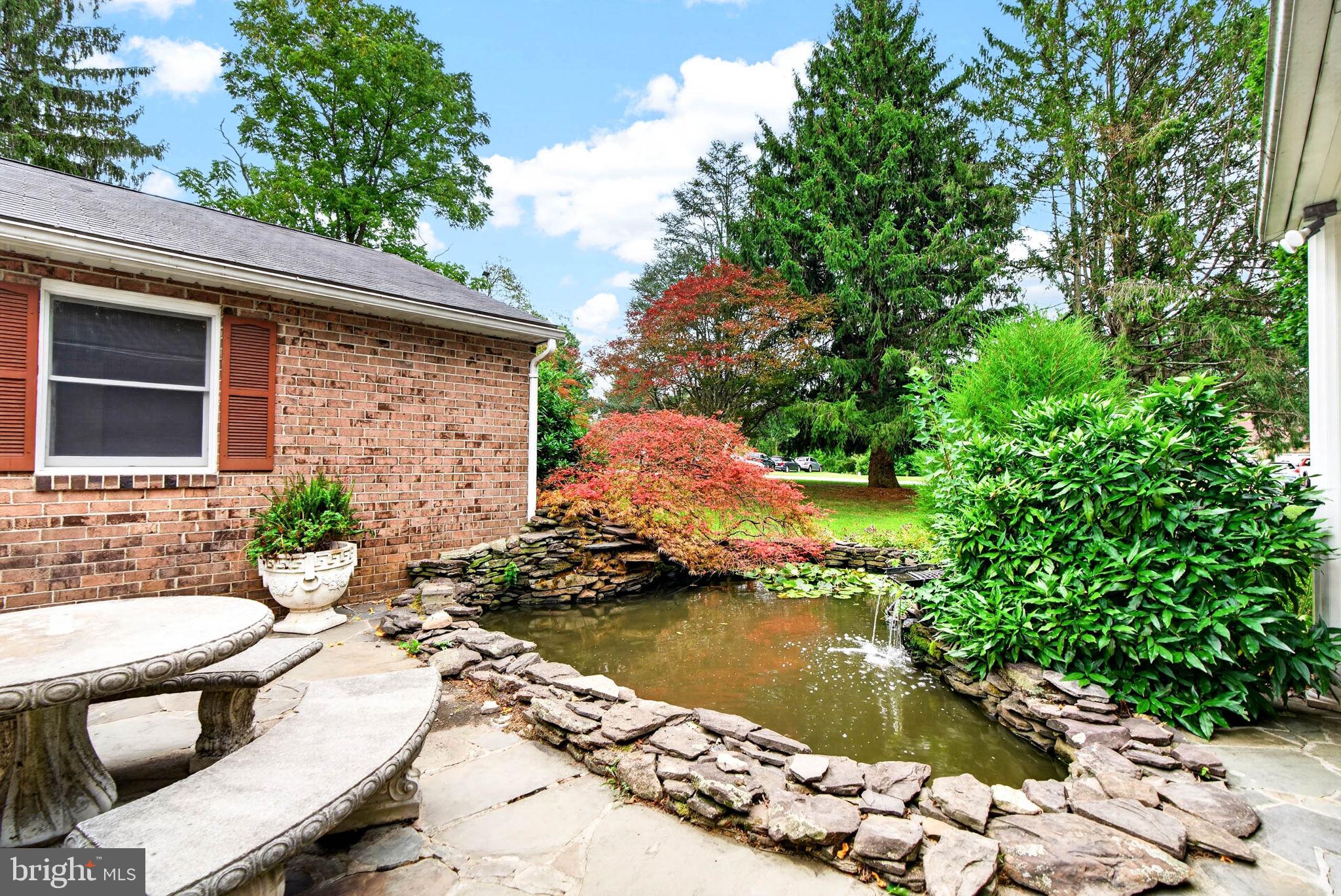 8 Manor Brook Road Monkton, MD 21111 - Photo 49 of 60 Tranquil garden oasis with pond.