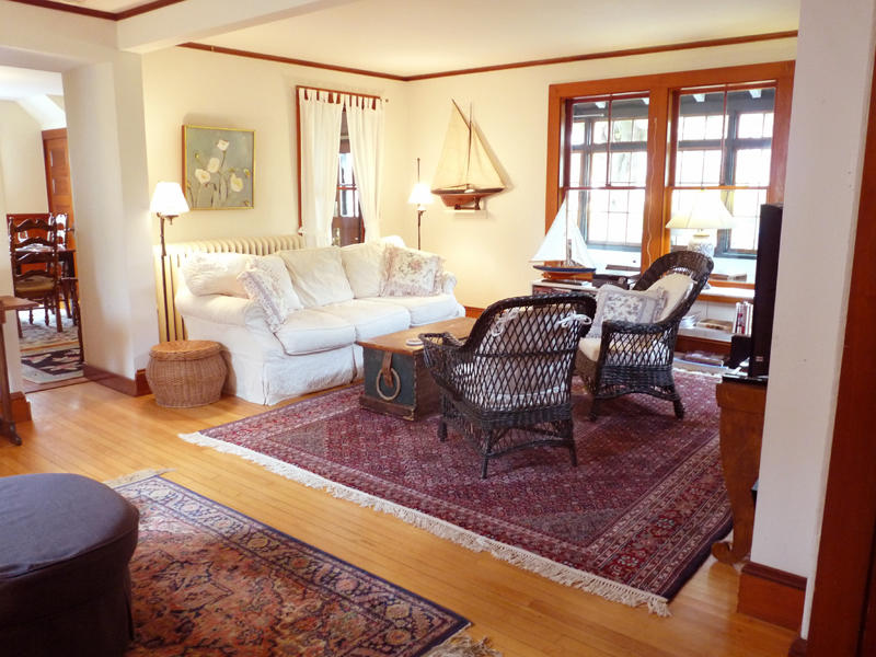 3 Lookout Way Northeast Harbor, ME 04662 - Photo 2 of 14 Large living room with hardwood floors