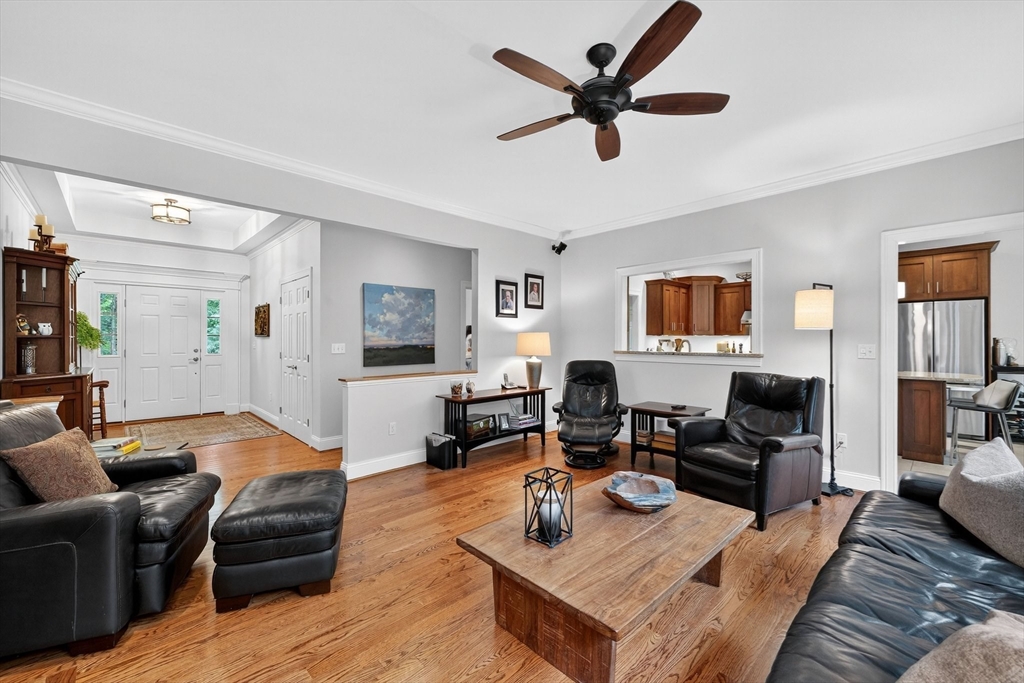 176 Silver Street Granville, MA 01034 - Photo 14 of 40 a living room with furniture or couch and a flat screen tv