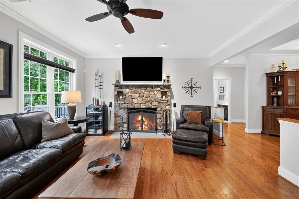 176 Silver Street Granville, MA 01034 - Photo 18 of 40 a living room with furniture fireplace and flat screen tv