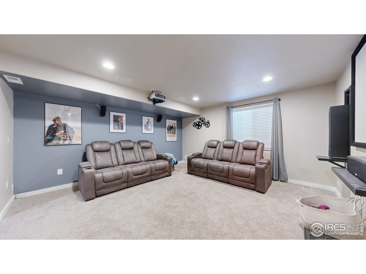 431 Surrey Ridge Eaton, CO 80615 - Photo 28 of 38 Theater Room in the Basement