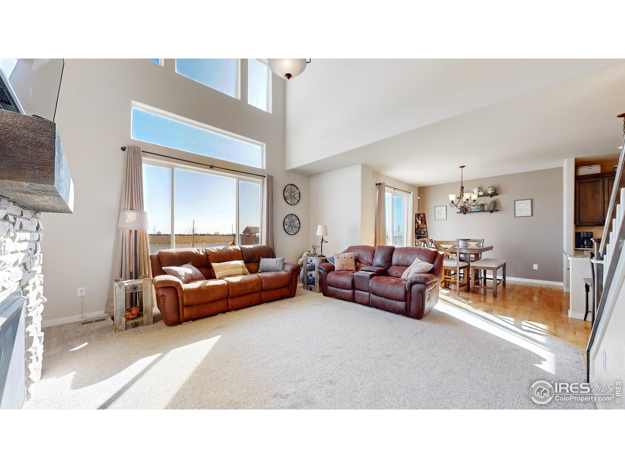 Great Natural Light with the Large Windows