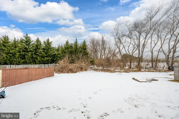 a view of road and snow