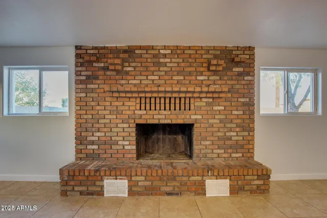 a front view of a house with entryway