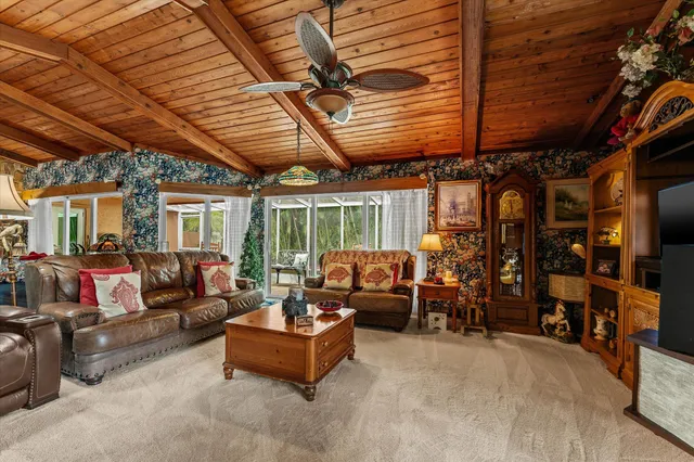 a bed room with a bed and furniture