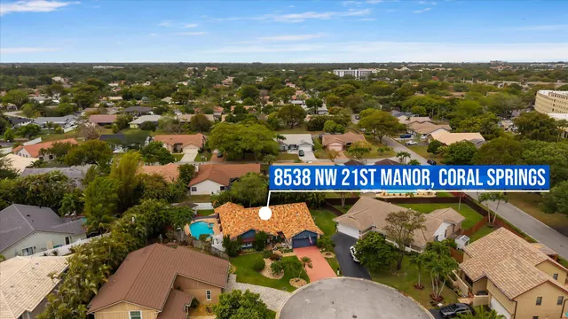 $689,000 | 8538 Northwest 21st Manor, Coral Springs, FL 33071