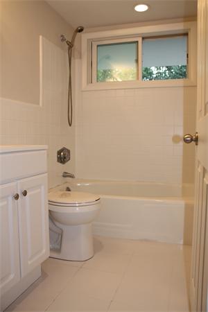 160 Parish Road Needham, MA 02494 - Photo 10 of 14 a bathroom with a toilet a sink a mirror and shower