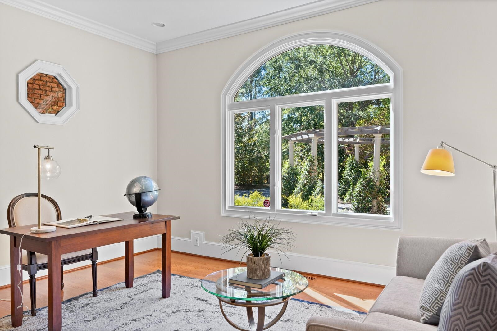 6620 Rest Haven Drive Raleigh, NC 27612 - Photo 21 of 52 Study/Office overlooks front courtyard
